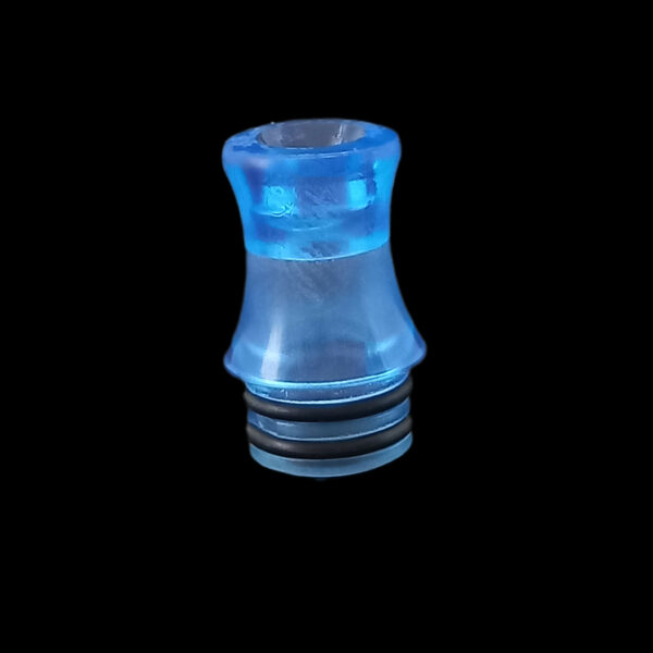 pipe boy acrylic drip tip clear blue