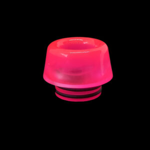 neon pink acrylic drip tip volcano d