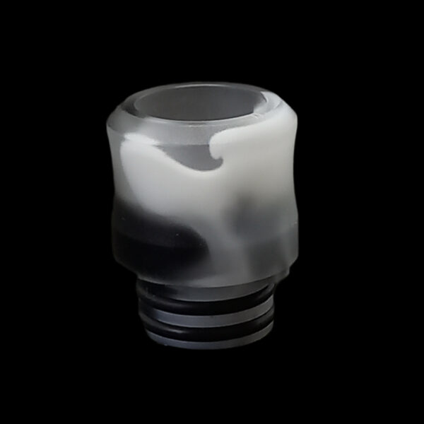 Aio flush nut acrylic drip tip black white