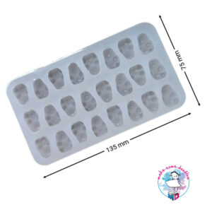 Silicone moulds for edible products